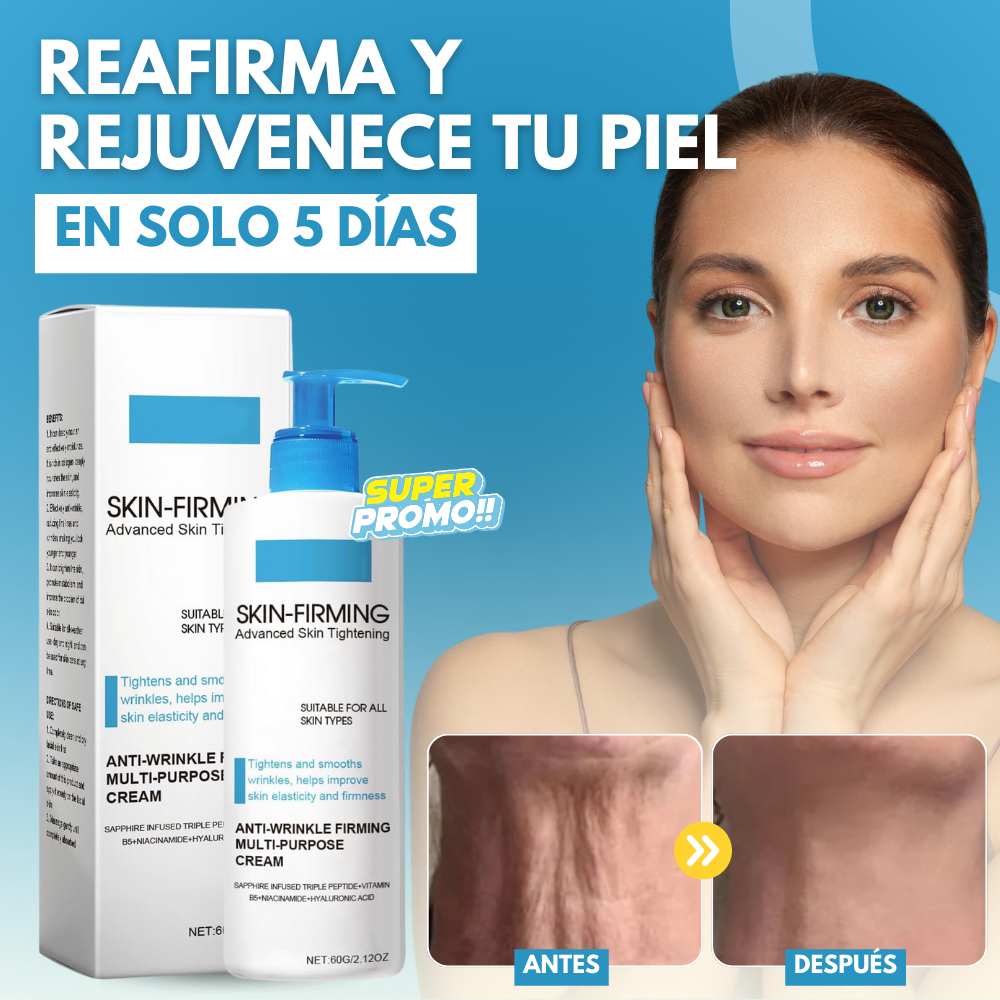 SKINLIFT™ - CREMA ULTRA REAFIRMANTE Y REVITALIZANTE. RENUEVA LA FIRMEZA DE LA PIEL. RESULTADOS VISIBLES EN SÓLO 5 DÍAS