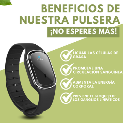 1 + 1 GRATIS | ULTRASONIC™ LA UNICA PULSERA QUE AYUDA A LA REDUCCIÓN DE GRASA LOCALIZADA, MEJORANDO LA CIRCULACIÓN DE LA SANGRE EVITANDO TROMBOS E ICTUS