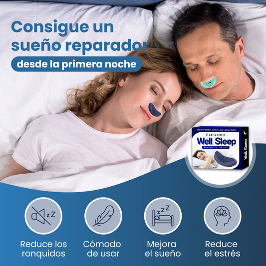 WELL SLEEP® DETIENE LA APNEA Y LOS RONQUIDOS PARA UNA MEJOR SALUD Y UN SUEÑO MÁS PROFUNDO