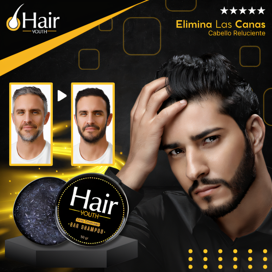 Hair Youth™ - ELIMINAS LAS CANAS DE FORMA PERMANENTE EN UNA SEMANA