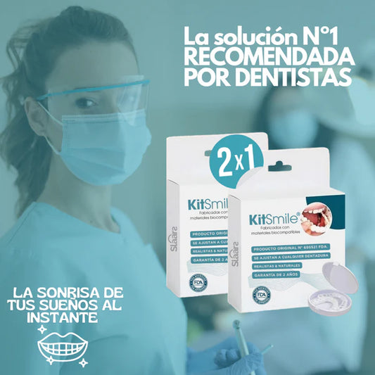 KitSmileNow™ - OLVIDA LAS COSTOSAS PRÓTESIS DENTALES Y VUELVE A SONREIR SIN MIEDO NI VERGÜENZA